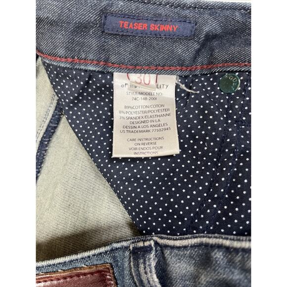 Cult of individuality Men’s Teaser Skinny‎ Med Blue 30x30 - Picture 5 of 7